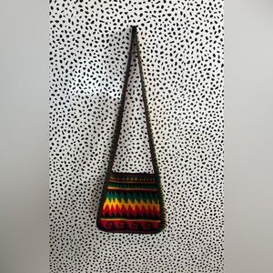 Colorful Patterned Shoulder Bag